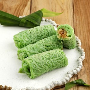 Resep Dadar Gulung Isi Unti Kelapa yang Manis dan Harum Nangka