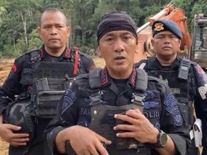 Polisi Sita Starlink Penambang Emas Ilegal di Hutan Madina