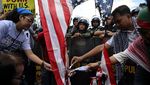 Unjuk Rasa di Manila Tolak Serangan AS-Israel terhadap Iran