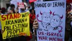 Unjuk Rasa di Manila Tolak Serangan AS-Israel terhadap Iran