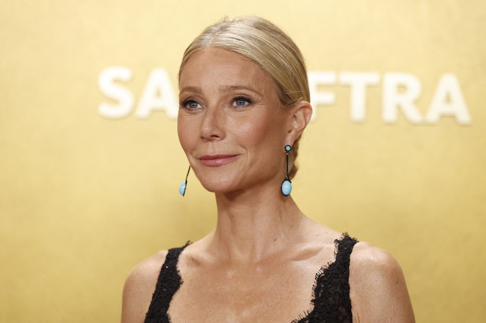 Gwyneth Paltrow poses on the red carpet during the Actor Awards, in Los Angeles, California, U.S., March 1, 2026. REUTERS/Caroline Brehman