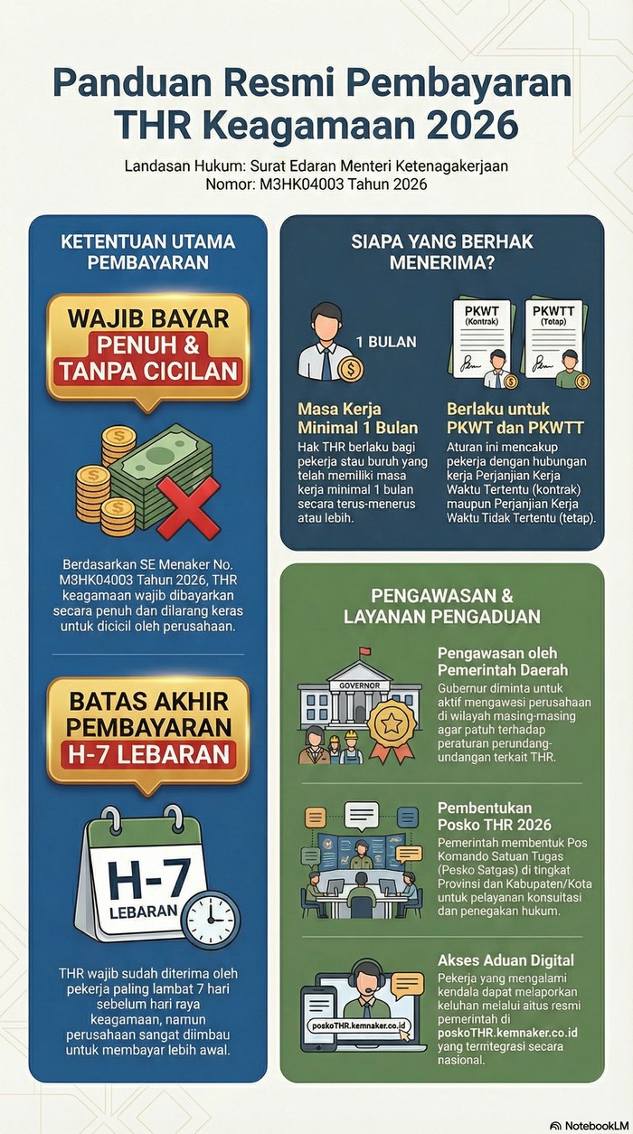 Infografis THR Idul Fitri 2026