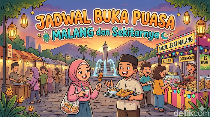 Jadwal buka puasa untuk wilayah Malang dan sekitarnya. 