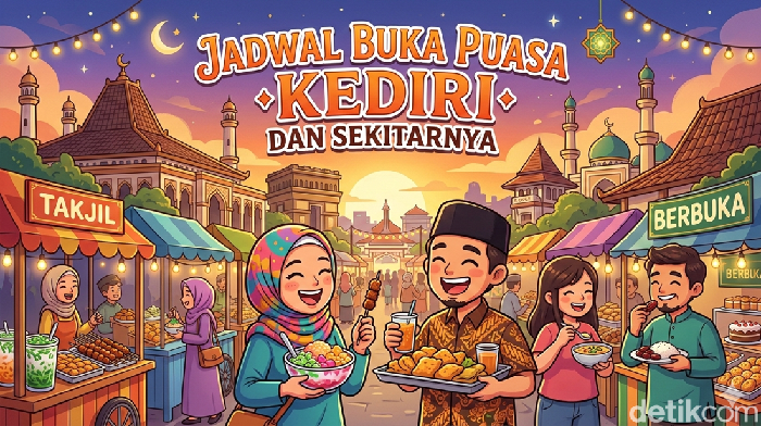 Jadwal buka puasa untuk wilayah Kediri dan sekitarnya. 