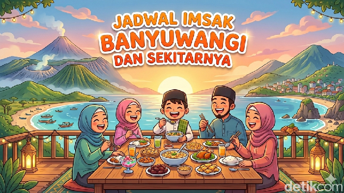 Jadwal imsak untuk wilayah Banyuwangi dan sekitarnya. 