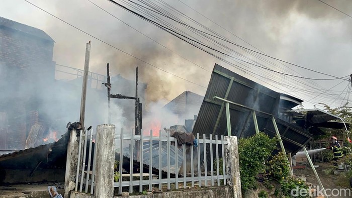 Kebakaran rumah di Kota Jambi