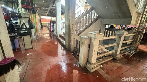 Kondisi terkini Pasar Sanglah, Denpasar, Selasa (3/3/2026).