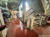 Pasar Sanglah Denpasar Bocor di 9 Titik, 6 Lampu Penerangan Sempat Padam