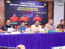 Polres Asahan Gagalkan Peredaran 10 Kg Sabu-891 Vape Etomidate Siap Edar