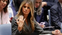 Gaya 'Lady Boss' Melania Trump di Meeting PBB Usai AS Serang Iran