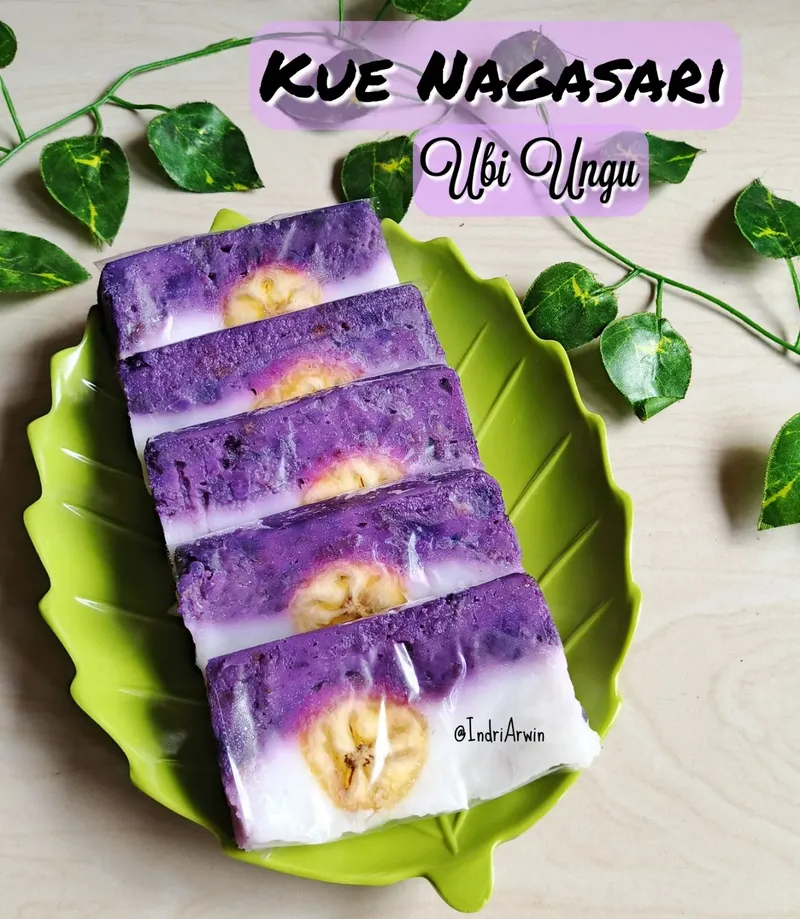 Nagasari Ubi Ungu. (Cookpad @indri_arwin)