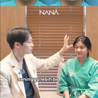 Sementara beberapa bagian wajah yang kurang bervolume akan diperbaiki dengan tindakan fat graft untuk membuat wajahnya terlihat semakin fresh dan awet muda. Foto: Instagram/@nanahospital.id