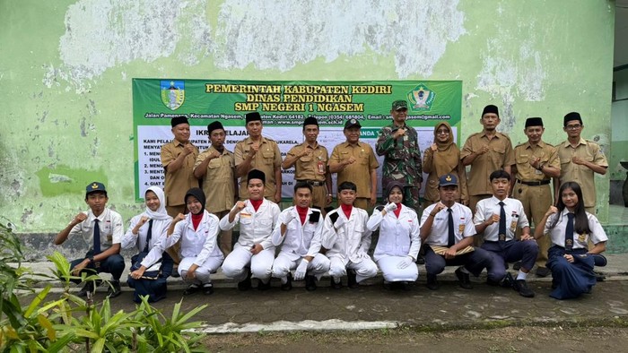 Pelajar di Kediri Ikrar Jaga Kondusivitas Ramadan dan Idulfitri