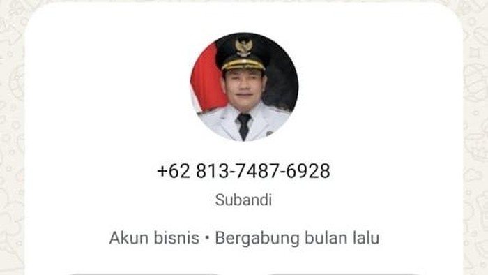 Penipuan catut Bupati Sidoarjo Subandi