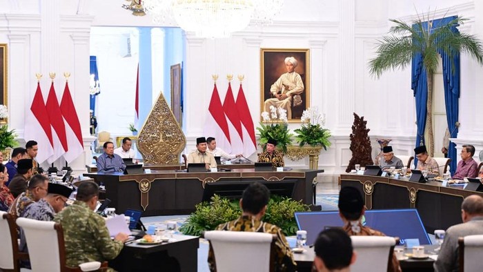 Prabowo gelar pertemuan dengan Presiden dan Wapres terdahulu di Istana (Muchlis Jr - Biro Pers Sekretariat Presiden)