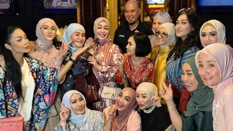 Geng Artis Bukber Bareng, Gaya Mulan Jameela dan Yuni Shara Curi Atensi