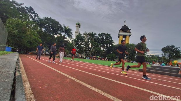 Suasana Lapangan Upakarti di Komplek Pemkab Bandung, Soreang, Selasa (3/3/2026) Suasana Lapangan Upakarti di Komplek Pemkab Bandung, Soreang, Selasa (3/3/2026)