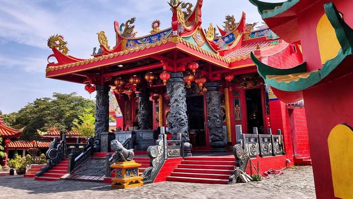 Vihara Siu San Keng. (Olivia Andrea/detikSumut)