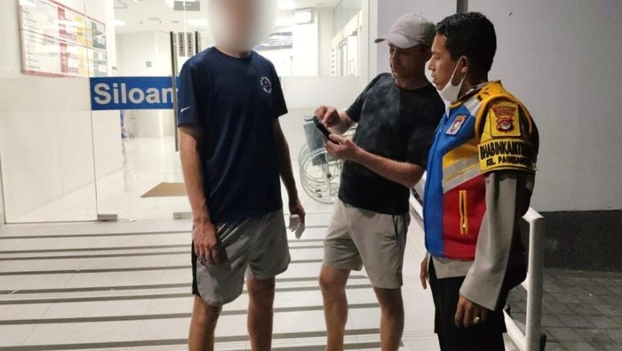 WN Rusia bernama Linur diduga menjadi korban penganiayaan di Kelurahan Pagesangan, Kota Mataram, NTB (dok Polsek Mataram)