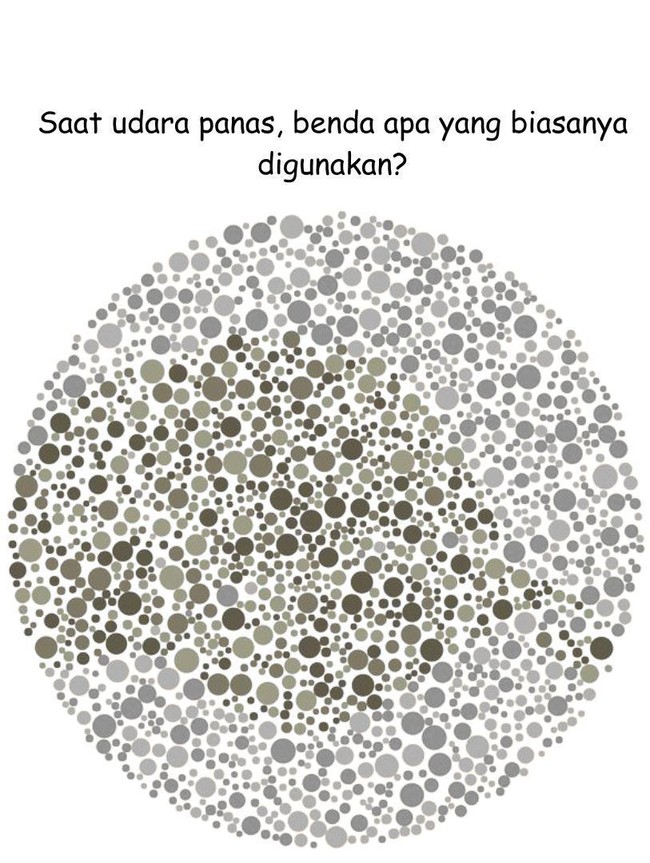 Tes Mata Buta Warna atau Nggak, Coba Temukan Benda Tersembunyi di Gambar Ini