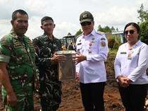 Bupati Humbahas Siapkan Sarana-Prasarana Sementara Sambut Yon TP 955 HS