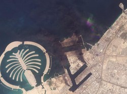 Terlihat dari Luar Angkasa: Skala Serangan Iran di Timur Tengah