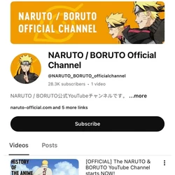 Hore! Franchise Naruto dan Boruto Luncurkan Channel YouTube Resmi
