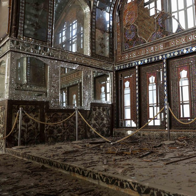 Potret Situs Warisan Dunia Istana Golestan Rusak Dihantam Puing Rudal