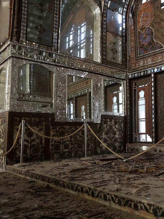 Potret Situs Warisan Dunia Istana Golestan Rusak Dihantam Puing Rudal