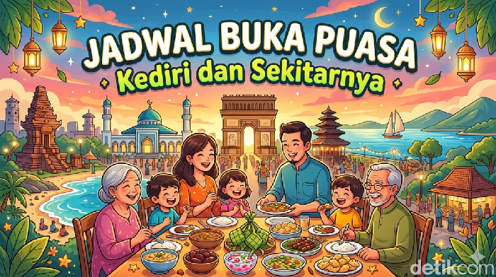 Jadwal buka puasa untuk wilayah Kediri dan sekitarnya. 
