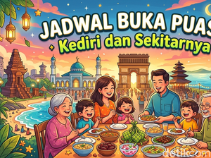 Jadwal Buka Puasa Kediri dan Sekitarnya Hari Ini 4 Maret 2026