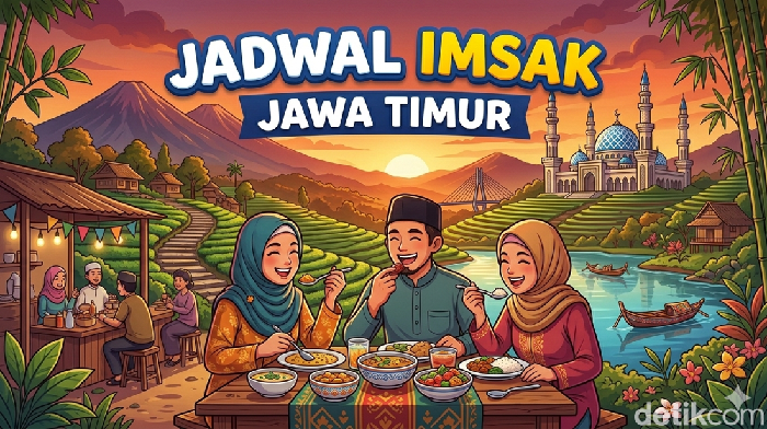 Jadwal imsak untuk wilayah Jawa Timur.