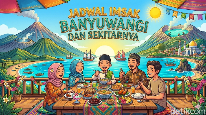Jadwal imsak untuk wilayah Banyuwangi dan sekitarnya.