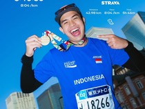 Pernah Operasi Ligamen, Jerome Polin Bangga Bisa Finish Maraton