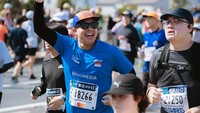 Jerome Polin merasa ketagihan pengin maraton lagi setelah di Tokyo. P info event lari berikutnya, tulisnya. (Foto: dok Instagram jeromepolin)