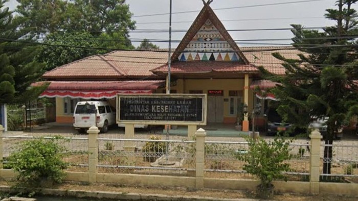 Kantor Dinas Kesehatan Kabupaten Padang Lawas. (Dok. Tangkapan layar Google Maps)