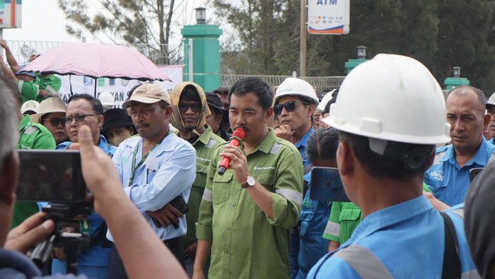 Ratusan Karyawan Demo TPL, Tuntut soal Pesangon