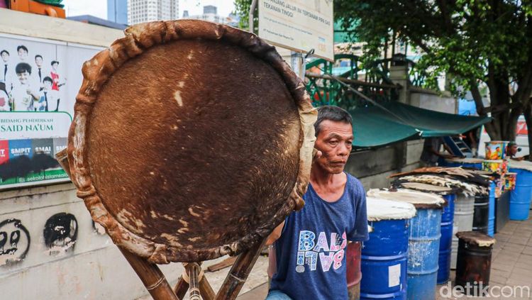 Penjualan Bedug Tanah Abang Melonjak Tajam Jelang Lebaran