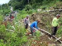 Pipa Air Bersih Warga Selo Rusak Diterjang Banjir Lahar Hujan Kali Apu