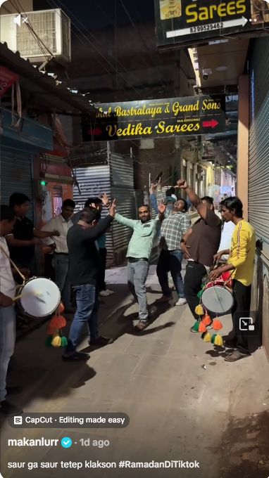 Aa Juju Sahur di India, Dibangunin Musik Keras sampai Makan Biryani Murah
