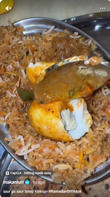 Aa Juju Sahur di India, Dibangunin Musik Keras sampai Makan Biryani Murah