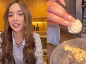 Anti Gagal! Mahalini Bagikan Tips Goreng Kerupuk Pakai Microwave