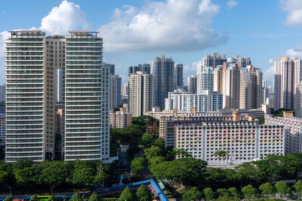 Apartemen di kota Singapura. Apartemen di kota Singapura. (Dok. Freepik)