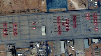Foto Satelit Armada Tempur AS yang Serang Iran Ditelanjangi China