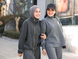 Gaya Couple Ashanty & Aurel Hermansyah di Korea, Ibu-Anak Bak Bestie!
