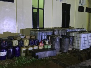 Polisi Bongkar Gudang Penimbunan BBM Bersubsidi di Empat Lawang