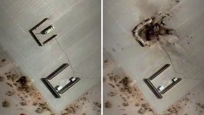 Sebelum vs Sesudah Serangan AS-Iran, Citra Satelit Ungkap Dampaknya