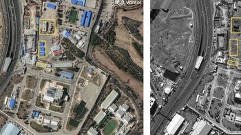 Markas Besar Korps Garda Revolusi Islam (IRGC) Foto: Vantor via Reuters