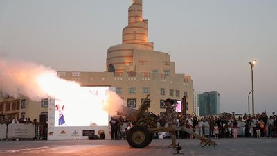 Dentuman Meriam Jadi Tanda Berbuka Puasa di Doha