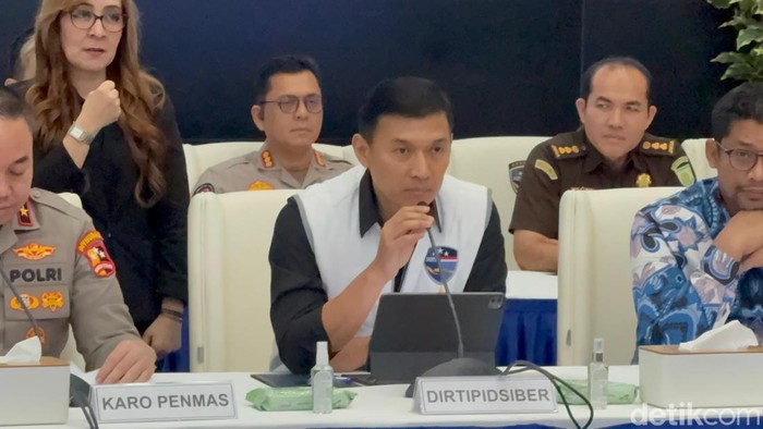 Direktur Tindak Pidana Siber Bareskrim Polri, Brigjen Himawan Bayu Aji (Rumondang Naibaho/detikcom)